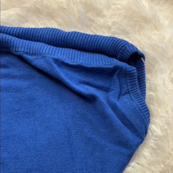 Talbots Blue Short Sleeve Sweater - Picture 3 of 7